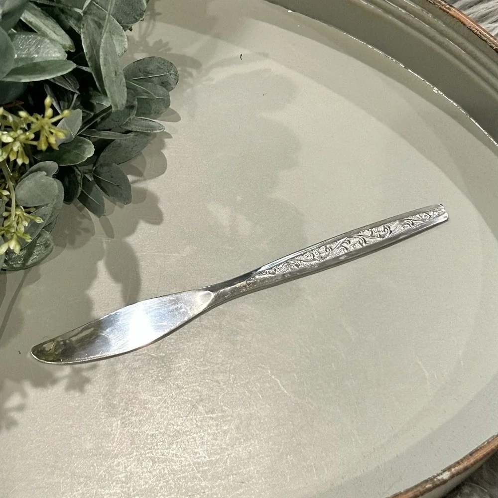 Vintage Rogers Esperanto Pattern Mid Century Modern Replacement Butter Knife